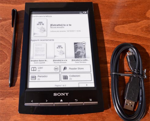 Unboxing del Sony PRS-T1