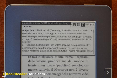 LeggoIBS PB612: uso del dizionario