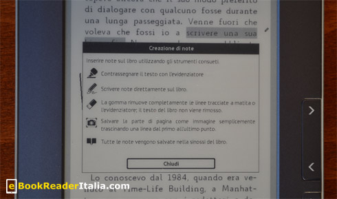 Le operazioni possibili sulle annotazioni