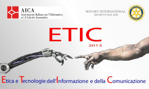 ETIC 2013, bando per tesi di laurea e dottorato su Etica e Tecnologie (TIC)