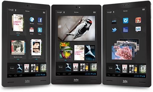 Kobo Arc, tablet Android con schermo da 7 pollici
