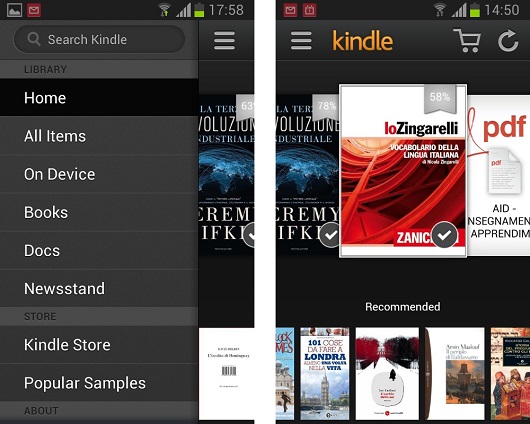 Kindle App per Android