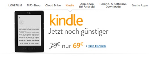Amazon Kindle: cala il prezzo in Germania