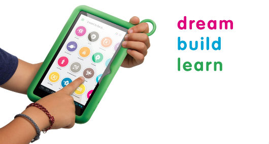 XO Tablet, pensato per i bambini. Per ora i contenuti - ebook e app - sono solo in inglese e spagnolo