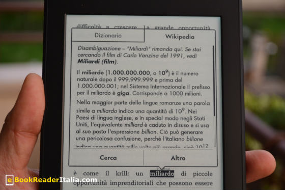 Kindle Paperwhite integrates Wikipedia