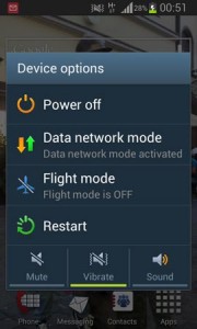 Airplane mode per smartphone