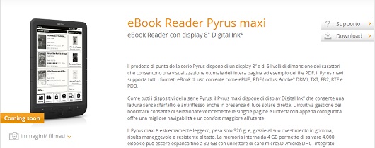 TrekStor Pyrus Maxi, online la scheda tecnica ufficiale