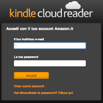 Amazon Italia: disponibile per la lettura Kindle Cloud Reader