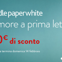 Kindle PaperWhite #SanValentino : sconto di 20 euro