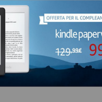Buon 10° compleanno Kindle: il Paperwhite in offerta a 99,99 euro