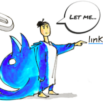 Il diritto di link interpretato nel disegno di François Grimonprez di Quidos per la campagna #SAveYourInternet