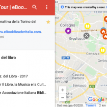 Ora in home page la nostra mappa geolocalizzata Torino LibroTour