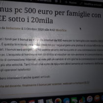Bonus pc 500 euro per famiglie con ISEE sotto i 20mila